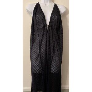 AVENUE BODY Sexy Black Sheer Lingerie Dress Nightgown Plus Size 22/24